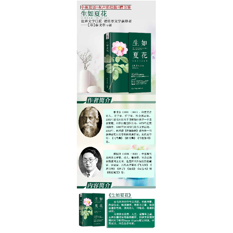 正版新书]生如夏花无9787513929844高清大图
