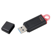 金士顿(Kingston)USB3.2 Gen1 U盘 DTX 时尚设计 轻巧便携 防尘拔盖设计 256GB 红色优盘