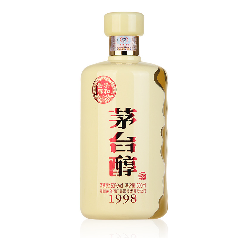 [酒厂直供]茅台醇53度500mL柔和酱香型白酒 茅台醇 1998 单瓶装