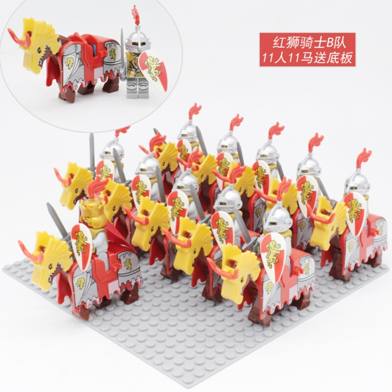 男孩拼装积木兼容乐高狮王城堡骑士系列绝版古代罗马军事积木帝国军团
