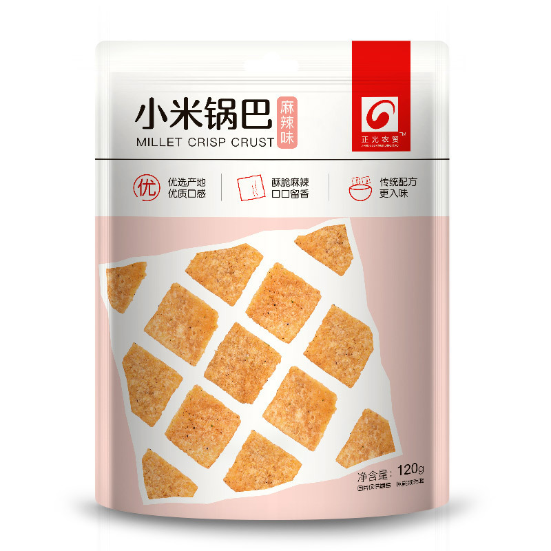 正光农贸 坚果炒货 小米锅巴120g 休闲零食