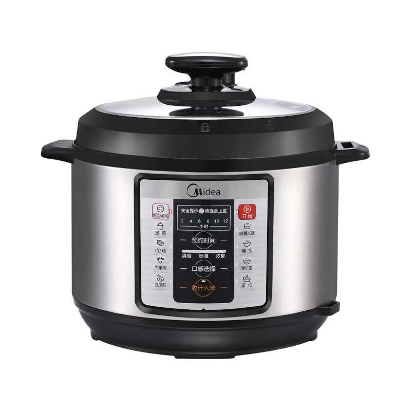 美的(Midea)电压力锅家用高压锅电饭煲5L大容量智能预约电压力锅SCY5031L