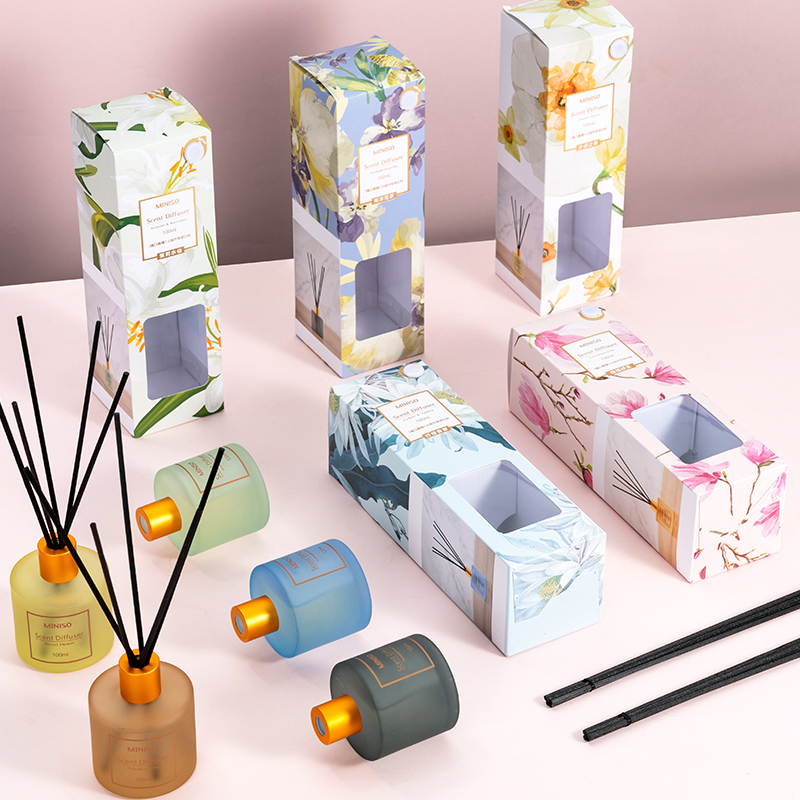名创优品(miniso) 净化空气清新剂无火香薰精油家用卧室室内[海洋花茶100mL 酒店香]
