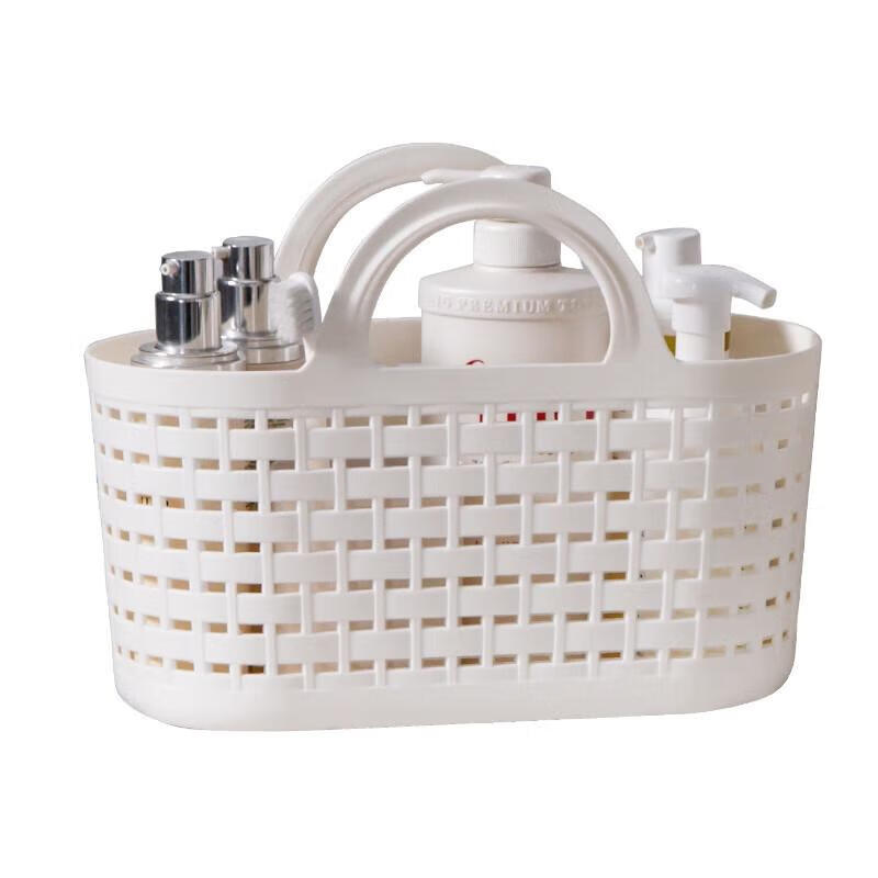 禧天龙(Citylong) L-7165比格手提篮(星蓝)中号家用收纳篮洗澡篮子手提小浴筐浴室收纳筐高清大图