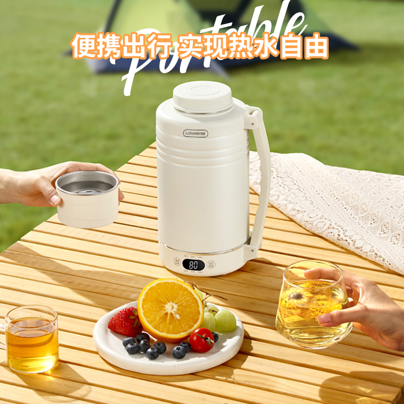 丽特斐 真空电烧水壶LW-9013B暖白1200ml高清大图