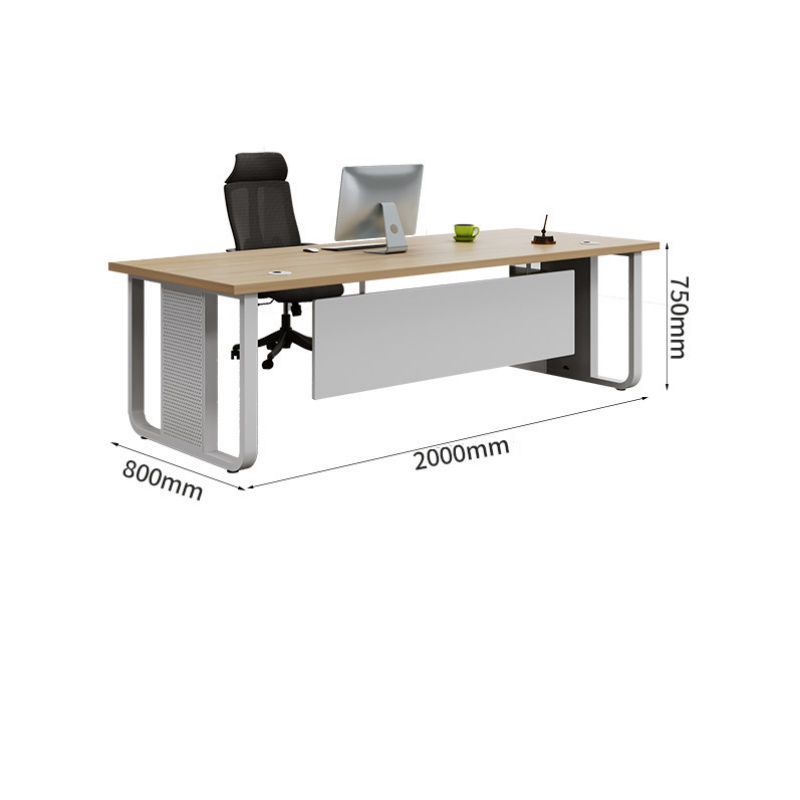 圣承启 班台桌 2.0米带椅张高清大图