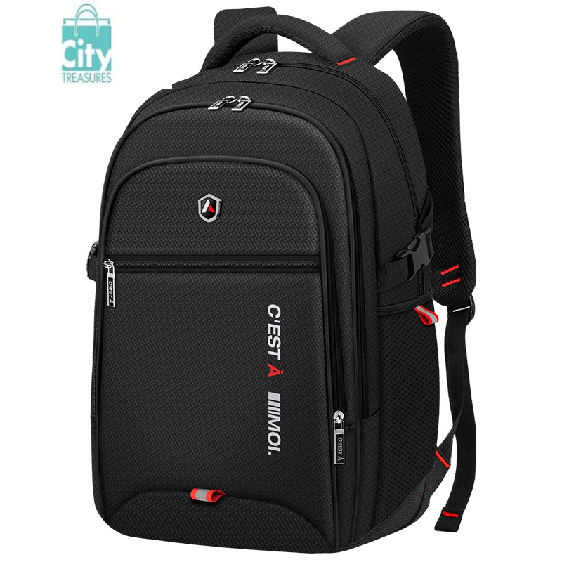 bangdou双肩背包大容量男士旅行男生初中生高中三到六年级小学生书包