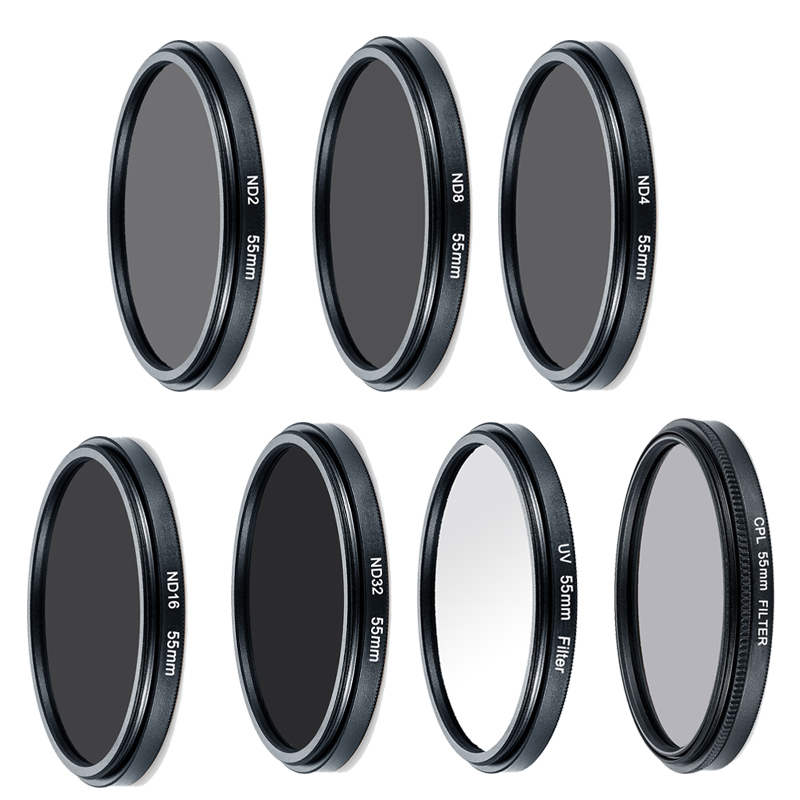 UV/CPL/ND2/4/8/16六件套装 67mm|单反相机滤镜uv保护减光可调nd1000cpl偏振镜适用于P0
