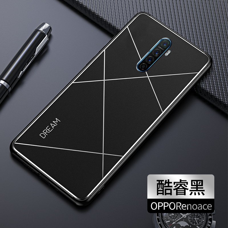 opporeno2手机壳金属壳超薄男女款全包防摔opporenoace手机套真智力