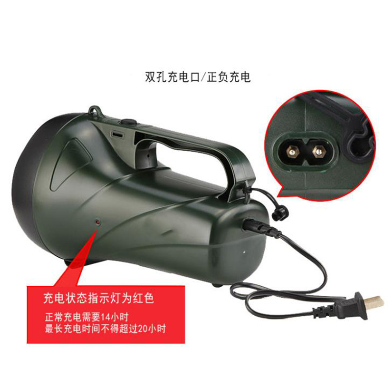 雅格强光手电筒 手提灯