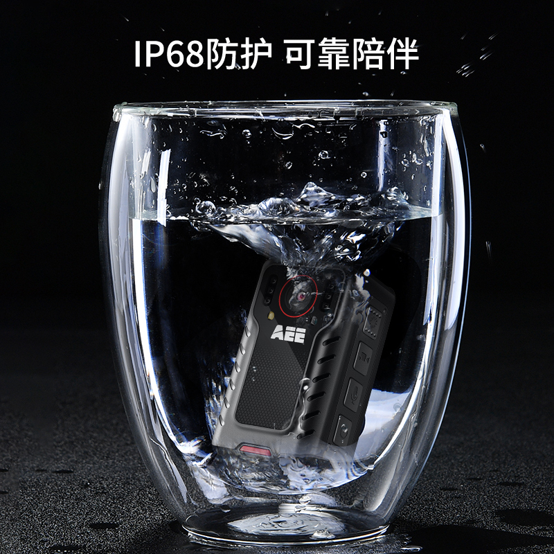 AEE记录仪DSJ-K3 4K高清红外4800万像素便携随身现场记录128GWIFI