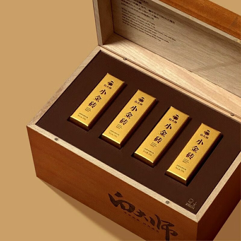 白大师高山福鼎白茶特级贡眉金砖白茶原木茶叶礼盒装360g老白茶 360g/1盒高清大图