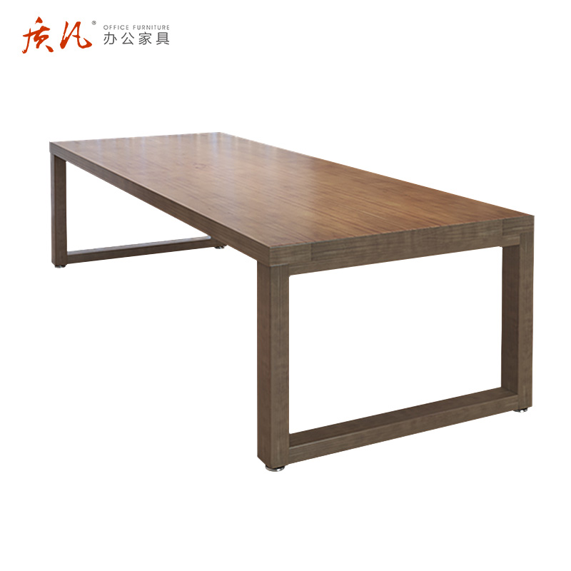 苏宁 质凡 简约客厅大书桌家用工作台实木学习桌多人休闲区办公长桌高清大图