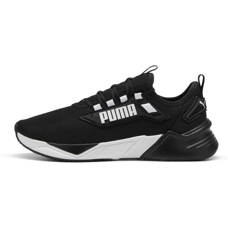 彪马(Puma)男士休闲运动鞋舒适透气缓震训练鞋室内健身鞋日常百搭 black(black_/_white) 44.5