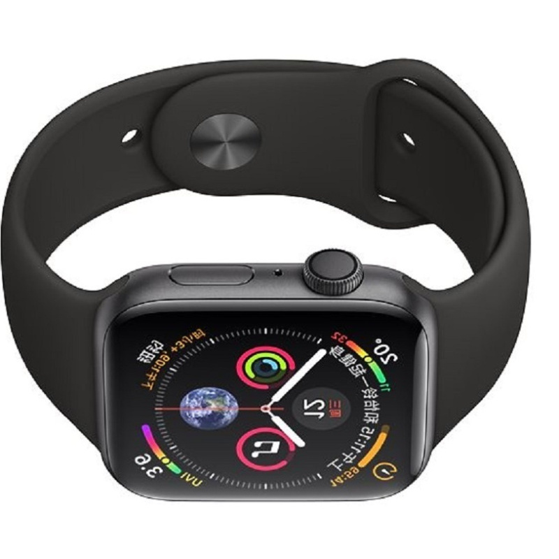 Apple/Watch Series4 智能手表GPS+蜂窝网络款 40毫米 深空灰色铝金属表壳搭配黑色运动型表带