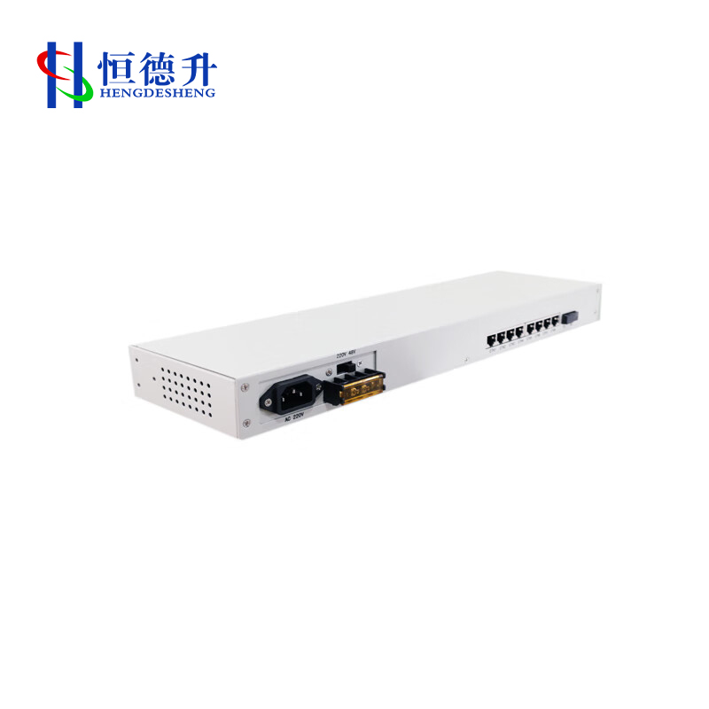恒德升 运动/户外配件 8路离百兆网络光端机光口FC 20KM HDS-A059SBH600-OPT8FE-20 1对高清大图
