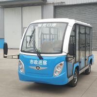 中菲宜达ZYDD8-A8F 3排8座封闭电动观光车景区校园售楼处专用场区接待用电动车科技型