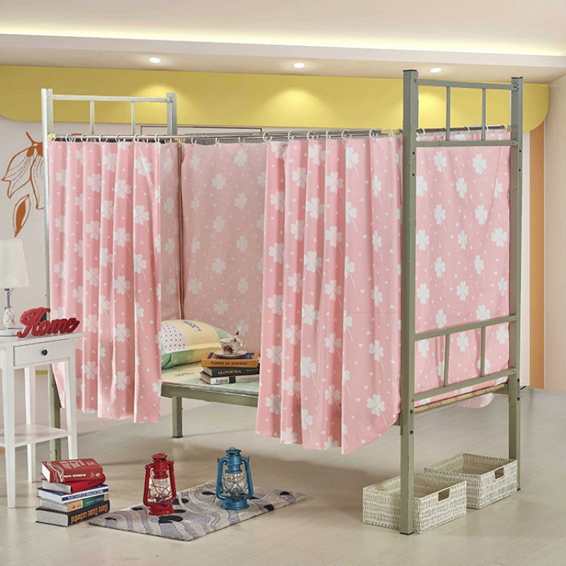 床帘大学生宿舍寝室单人床上下铺床帘透气款半遮光床围男女生帘子视频