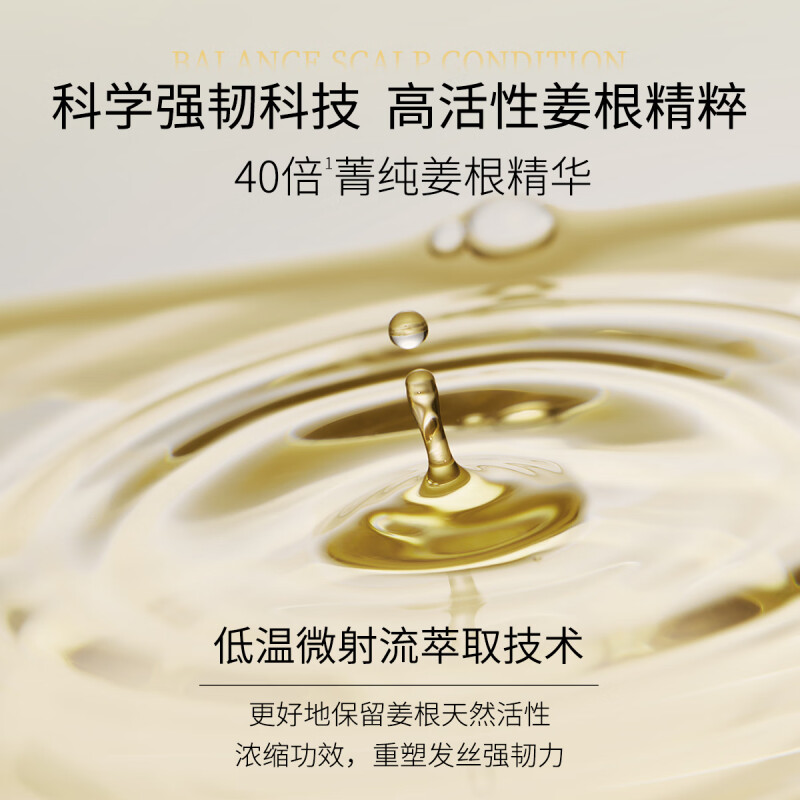 滋源 生姜强根健发洗头水(中干性) 535ml(单位:瓶) 松石绿高清大图
