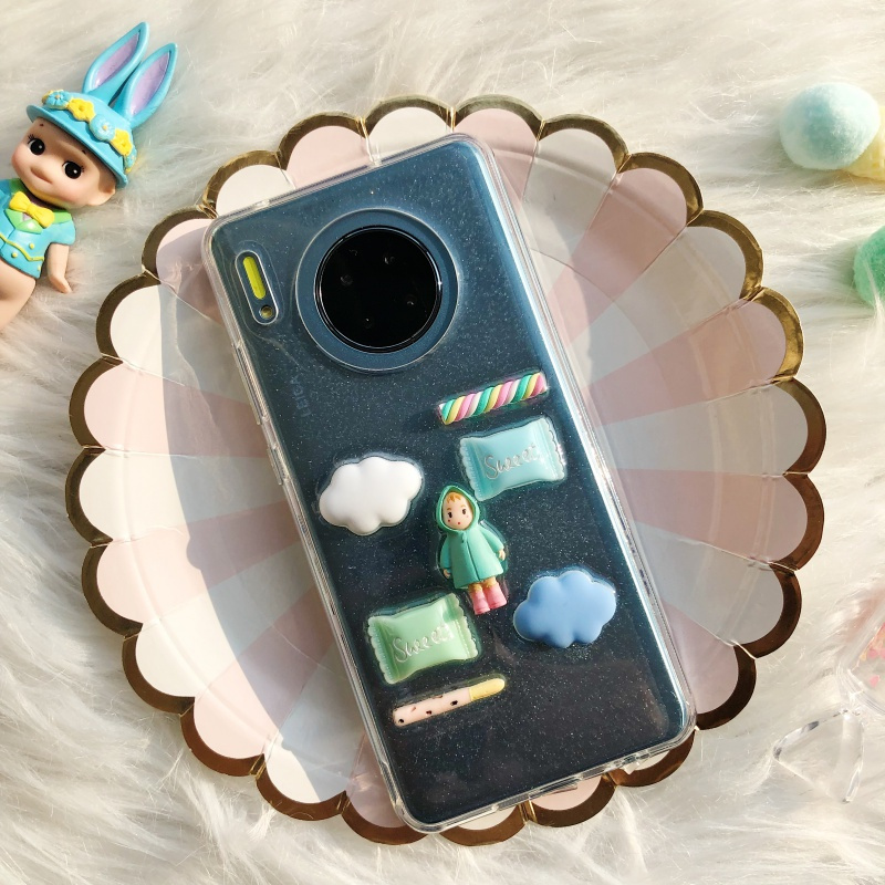 iphone11pro卡通小梅华为mate30pro滴胶手机壳美图t9三星s10plus真