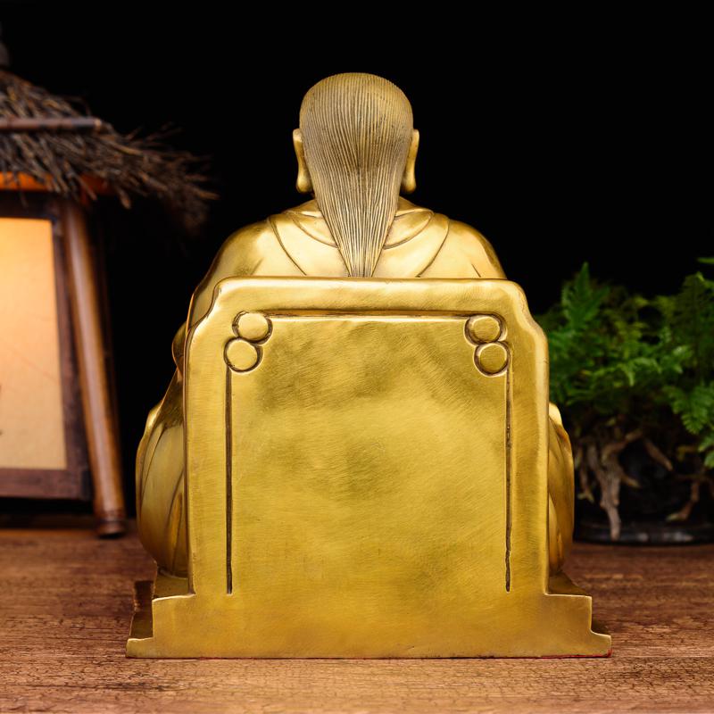 美帮汇玄天上帝 真武大帝神像摆件铜 玄武祖师祖师爷铜像大号高清大图