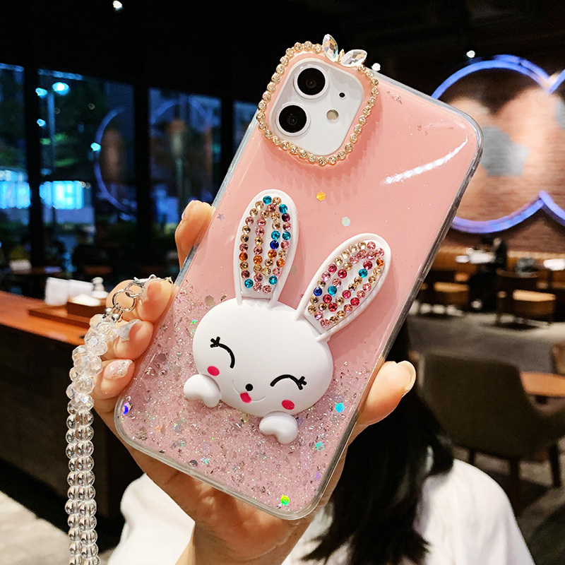 火豹vivos1手机壳iqooeo女生z5硅胶壳e3兔子30水钻2保护套i可爱23卡通