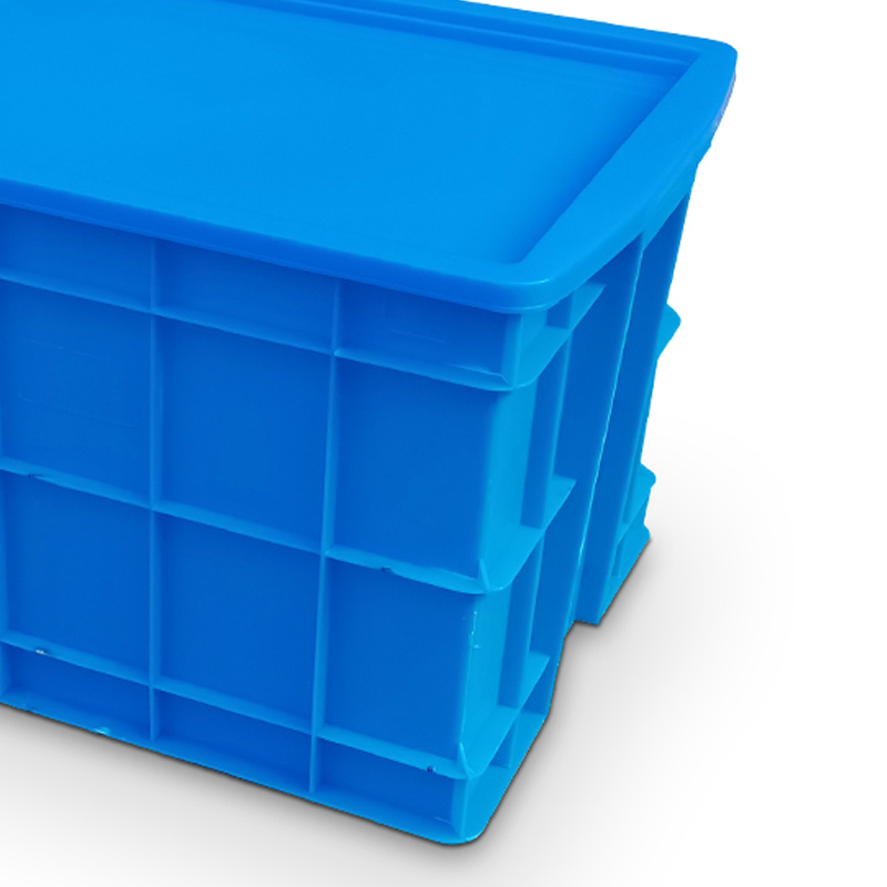 臻远ZY-SNXD-92收纳储物箱长方形物流中转箱带盖子 570*415*360mm高清大图