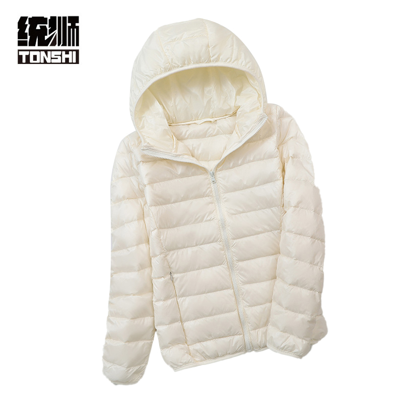 统狮防风连帽羽绒服C56 件高清大图