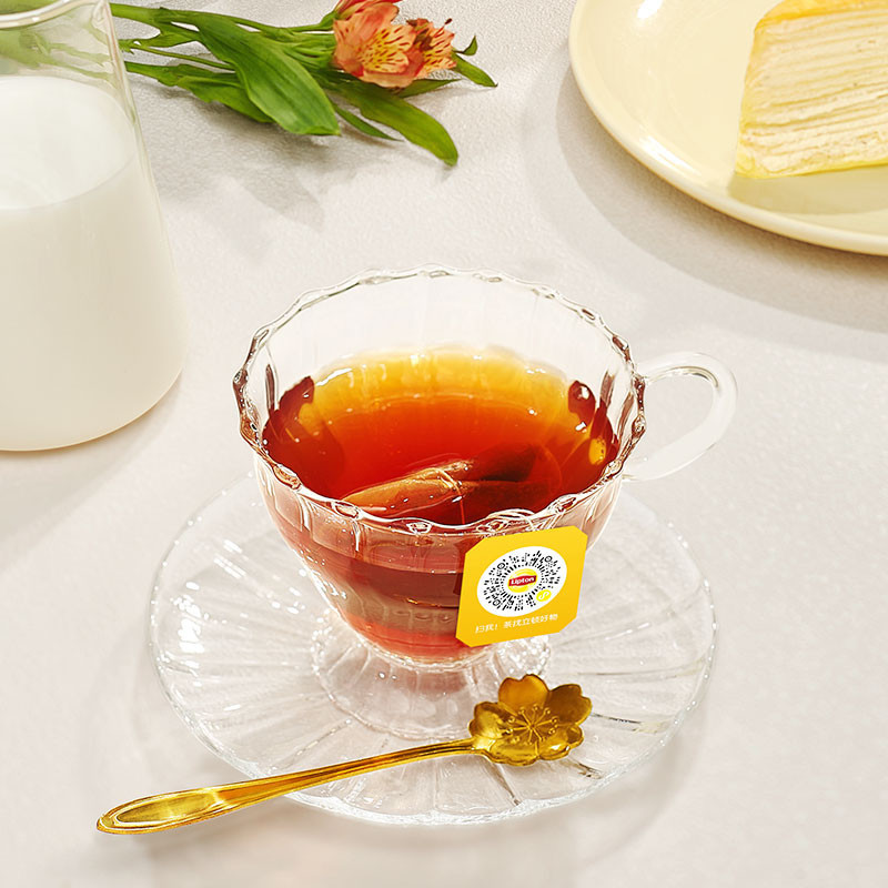 立顿(Lipton)红茶叶奶茶原料黄牌精选经典办公室下午茶袋泡茶包 2g*100包