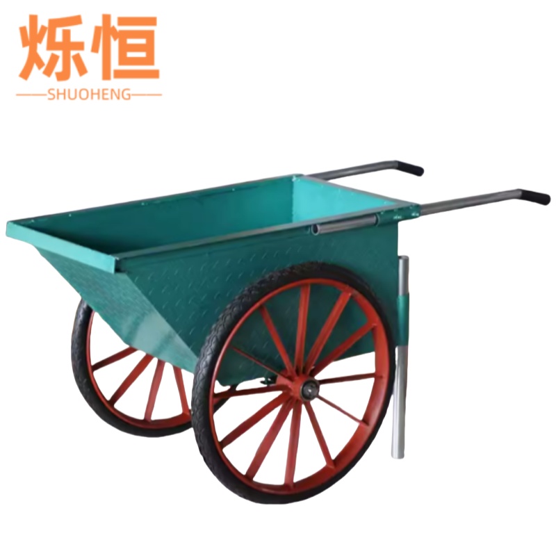 烁恒 灰斗车中号2.0厚斗+耐磨实心轮(绿)个