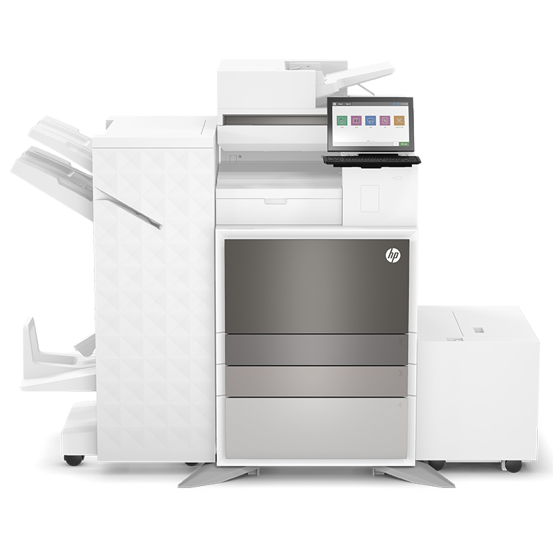 惠普(hp) LJ Mgd MFP E82660z Prntr附加2000页纸盒+小册子装订 管理型智能复合机 原厂上门高清大图