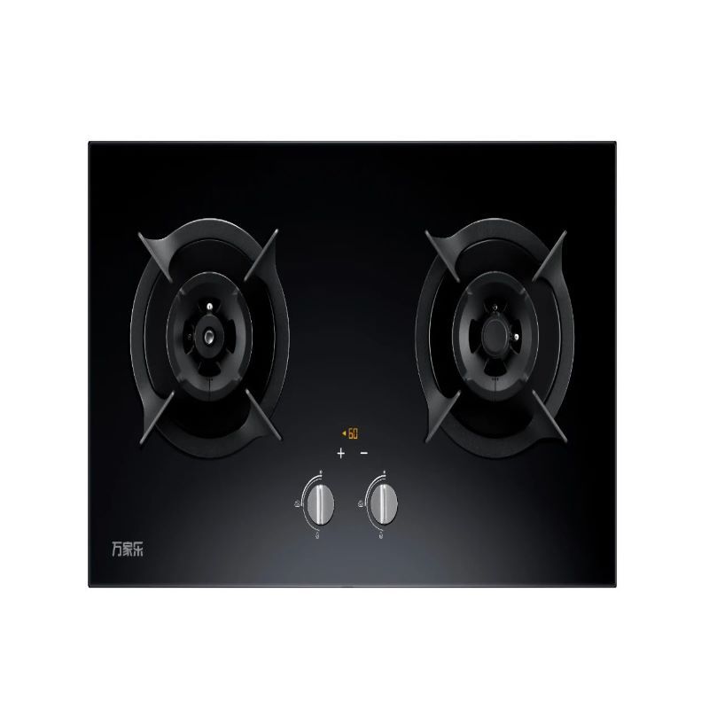万家乐JZT-V5S(B)*12T天然气嵌入式玻璃双灶