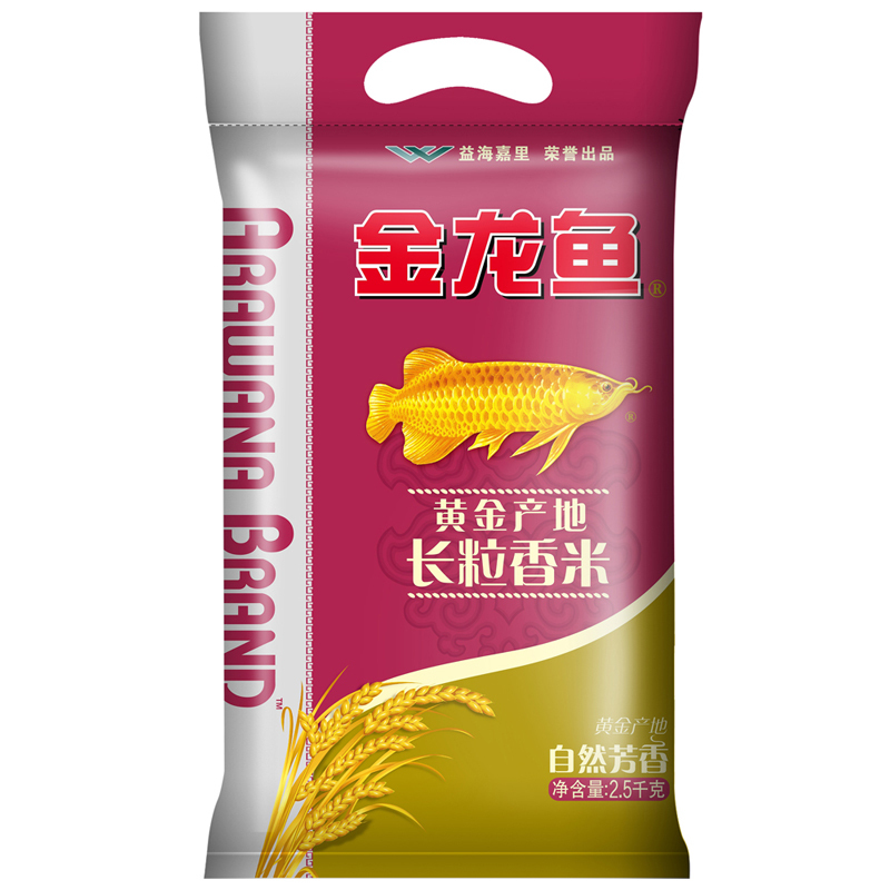 金龙鱼 黄金产地长粒香米2.5kg