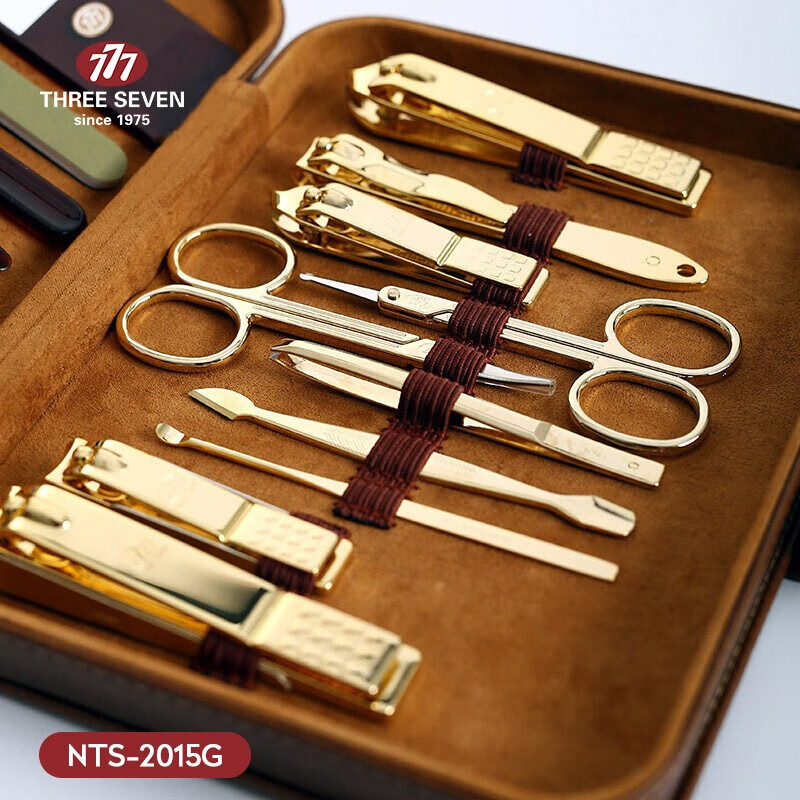 777指甲刀套装十八件套指甲剪钳修容美护工具NTS-2015G高清大图