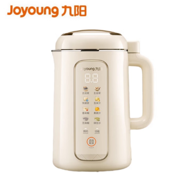 九阳(Joyoung)家用豆浆机1.2L 316L不锈钢胆 破壁机D6