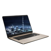 华硕(ASUS)商务本K505BP9000 AMD E2-9000 4GB 128GB固态 2GB独显15.6英寸轻薄学生商务笔记本电脑 金