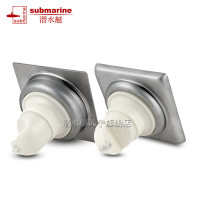 潜水艇(submarine)地漏套餐不锈钢地漏面板洗衣机地漏三通防臭式防堵滤网GF系列套餐6