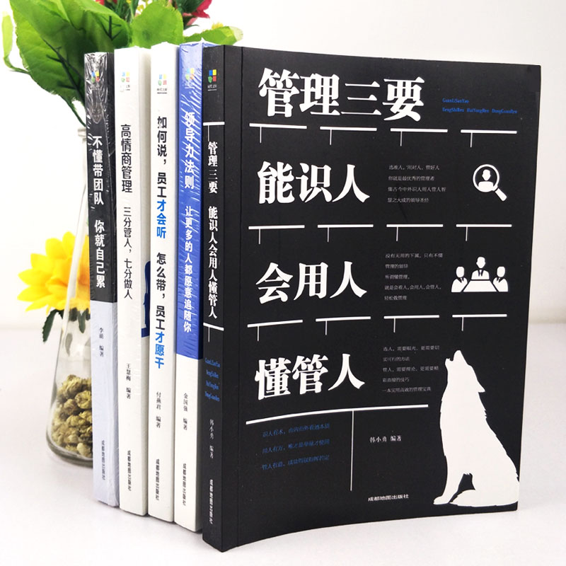 [正版]全套10册不懂带团队你就自己累高情商管理三分管人七分做人别输在不懂管理上企业领导力销售营销员工餐饮酒店类管理方面高清大图