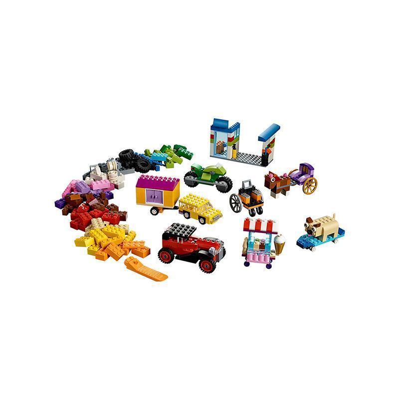 LEGO 乐高 经典系列 乐高多轮创意拼砌篮 塑料玩具 4-99岁 10715