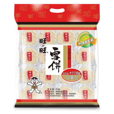 旺旺 雪饼 500g/袋+118g(加量包)