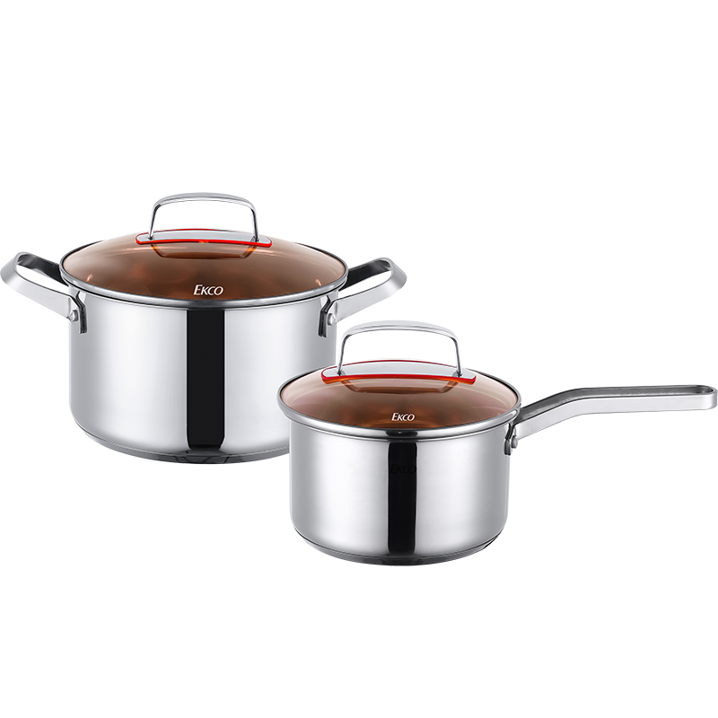 EKCO尊爵豪华锅具两件套22CM汤锅+16CM奶锅 EK-ZJ0204ZX/KZ高清大图