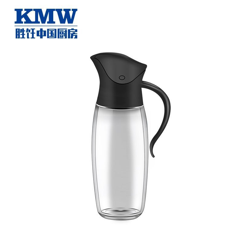 KMW天工玻璃油瓶套装Gtoolsyh0047自动开合无孔盖装油壶400ml+250ml防漏油酱油瓶醋瓶调料瓶调味瓶罐