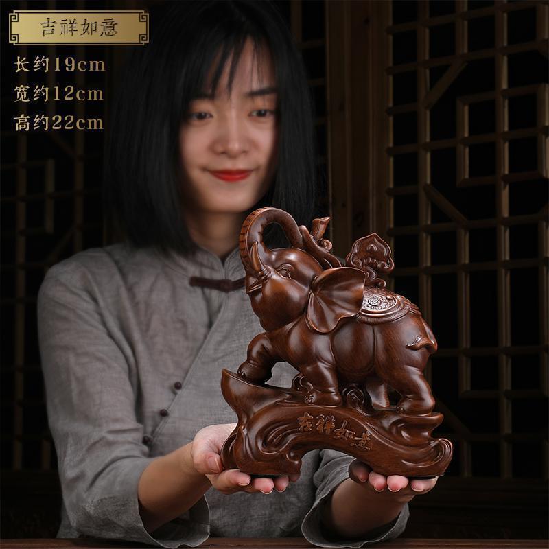 美帮汇大象摆件厅大堂酒店摆设房间布置前台吧台乔迁新居礼品高清大图