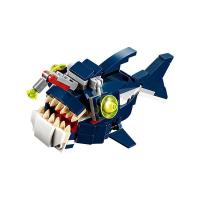 LEGO乐高创意三合一深海生物拼插玩具31088