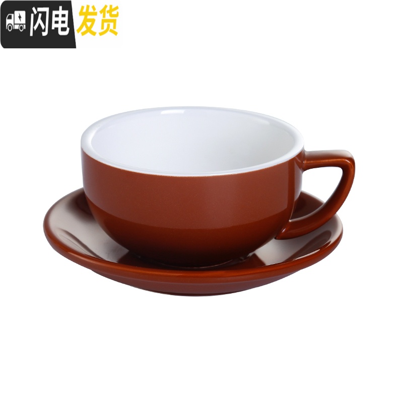 三维工匠350陶瓷咖啡杯套装卡布奇诺拿铁杯摩卡杯大口拉花比赛杯泽田杯马克杯高清大图