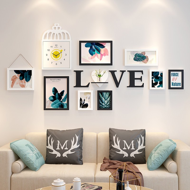 客厅现代简约装饰画北欧风格沙发背景墙挂画玄光挂壁画