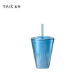 太可 极光双层吸管杯银河蓝290ml TXGB-T290蓝