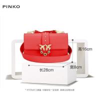 [直营]品高(PINKO) 珠宝搭扣牛皮 LOVE 手袋牛皮搭扣燕子包链条包单肩包斜挎包 女包