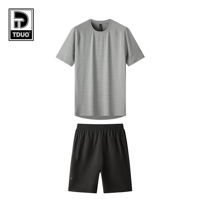 Tduo运动套装 O8 套 浅灰色A 2XL