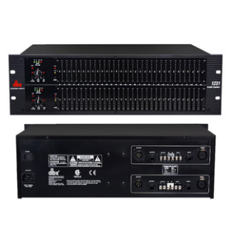 dbx 1231专业均衡器音响舞台家用专业均衡器会议舞台ace 1231均衡器